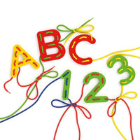 Montessori Lacing ABC + 123