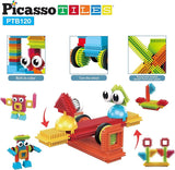 Picasso Tile Bristle Blocks 120 piece set