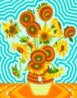 Vincent van Gogh Sunflowers Paint By Numbers Kit