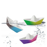 Origami Color-Changing Boats