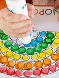 Do-A-Dot Rainbow Paint Markers - Set of 6