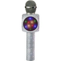 Sing-A-Long Bling Bluetooth Karaoke Microphone (Silver)