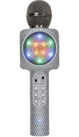 Sing-A-Long Bling Bluetooth Karaoke Microphone (Silver)