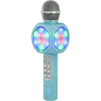 Sing-A-Long Bling Bluetooth Karaoke Microphone (Blue)