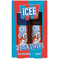 Icee 2 Pack Syrups (Cherry & Blue Raspberry)