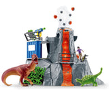 Schleich®  Dinosaur Volcano Expedition Base Camp Play Set