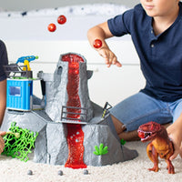Schleich®  Dinosaur Volcano Expedition Base Camp Play Set