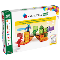 Magna-Tiles Dinosaur World 40-Piece Set