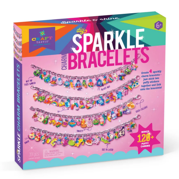 DIY Sparkle Charm Bracelet