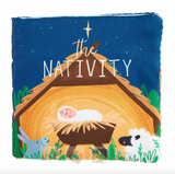 Musical Baby Jesus in Manger and Soft Nativity Story Book Set