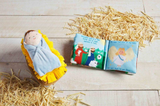 Musical Baby Jesus in Manger and Soft Nativity Story Book Set