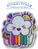 Shimmery Rainbow Vinyl Stickers Pack