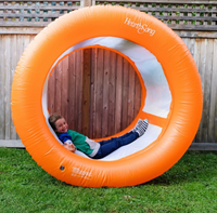 Roll With It Giant Inflatable Rolling Wheel