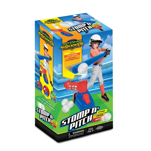 STOMP N PITCH Baseball Pitching Machine