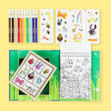 Bugs Coloring Set with Stickers & Markers