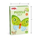Butterfly 2-in-1 Wooden Puzzle