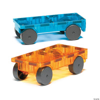 Magna-Tiles Cars (Blue & Orange)