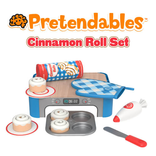 Pretend Cinnamon Roll Set