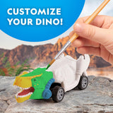 Paint Your Own Dino Race Cars