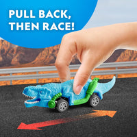 Paint Your Own Dino Race Cars