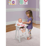 Doll High Chair with Accessories and Free Personalization Kit
