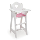 Doll High Chair with Accessories and Free Personalization Kit
