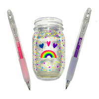 Jelly Gloss Neon Multi-Surface Gel Pens