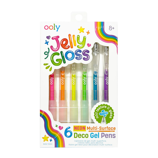 Jelly Gloss Neon Multi-Surface Gel Pens