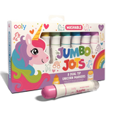 Jumbo Jots 8 Dual Tip Unicorn Markers