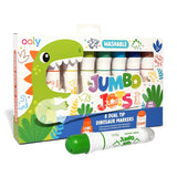 Jumbo Jots Dinosaur Dual Tip Stamp Markers