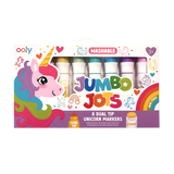 Jumbo Jots 8 Dual Tip Unicorn Markers