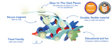 Clixo Ocean Creatures 24 Piece Set