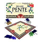 Deluxe Pente board game set with pieces and packaging on a white background