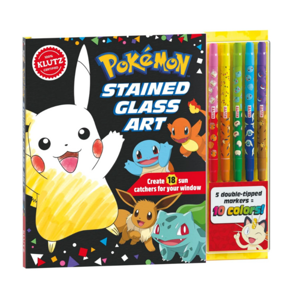 Klutz Pokmon Stained Glass Art Craft Kit learning tree toys, books and games Klutz Pokmon Stained Glass Art Craft Kit learning tree toys, books and games