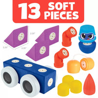 Blockaroos Magnetic Foam Blocks - Roadster Set