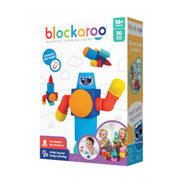 Blockaroos Magnetic Foam Blocks - Robot Set