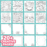 Squishmallow Coloring & Sketchbook
