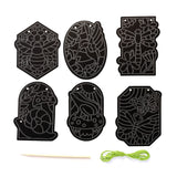 Mini Scratch & Scribble Garden Window Banner Kit