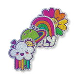 Shimmery Rainbow Vinyl Stickers Pack