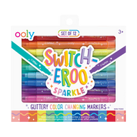 Switch-Eroo Sparkle Glittery Color Changing Markers