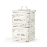 First Tooth and Curl Keepsake Box