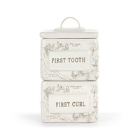 First Tooth and Curl Keepsake Box