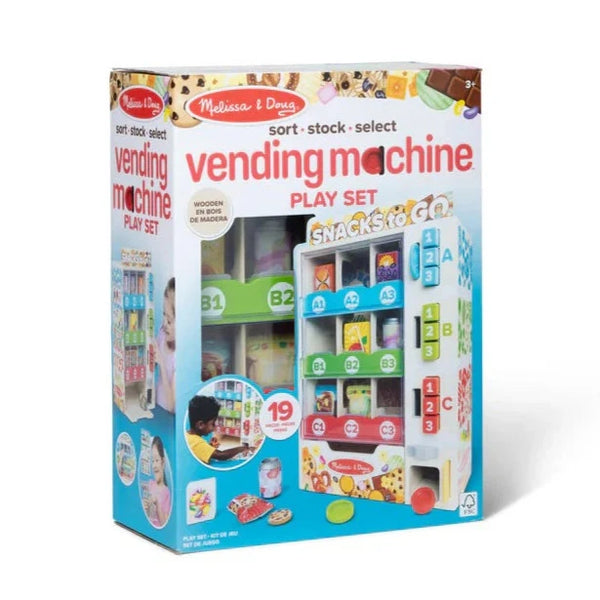 Wooden Vending Machine Play Set