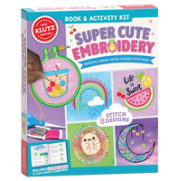 Klutz Super Cute Embroidery Book & Activity Kit