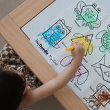 My First Shapes Coloring & Doodle Mat