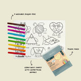 My First Shapes Coloring & Doodle Mat