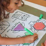 My First Shapes Coloring & Doodle Mat