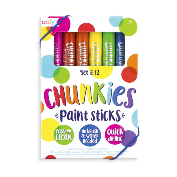 Chunkies Paint Sticks 12 Set by Ooly