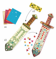 Design Your Own Mosaic Pirate Swords Craft Kit