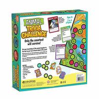 Animal Trivia Challenge Board Game